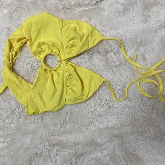 I.AM.GIA yellow HALTER ring tank - Picture 1 of 1